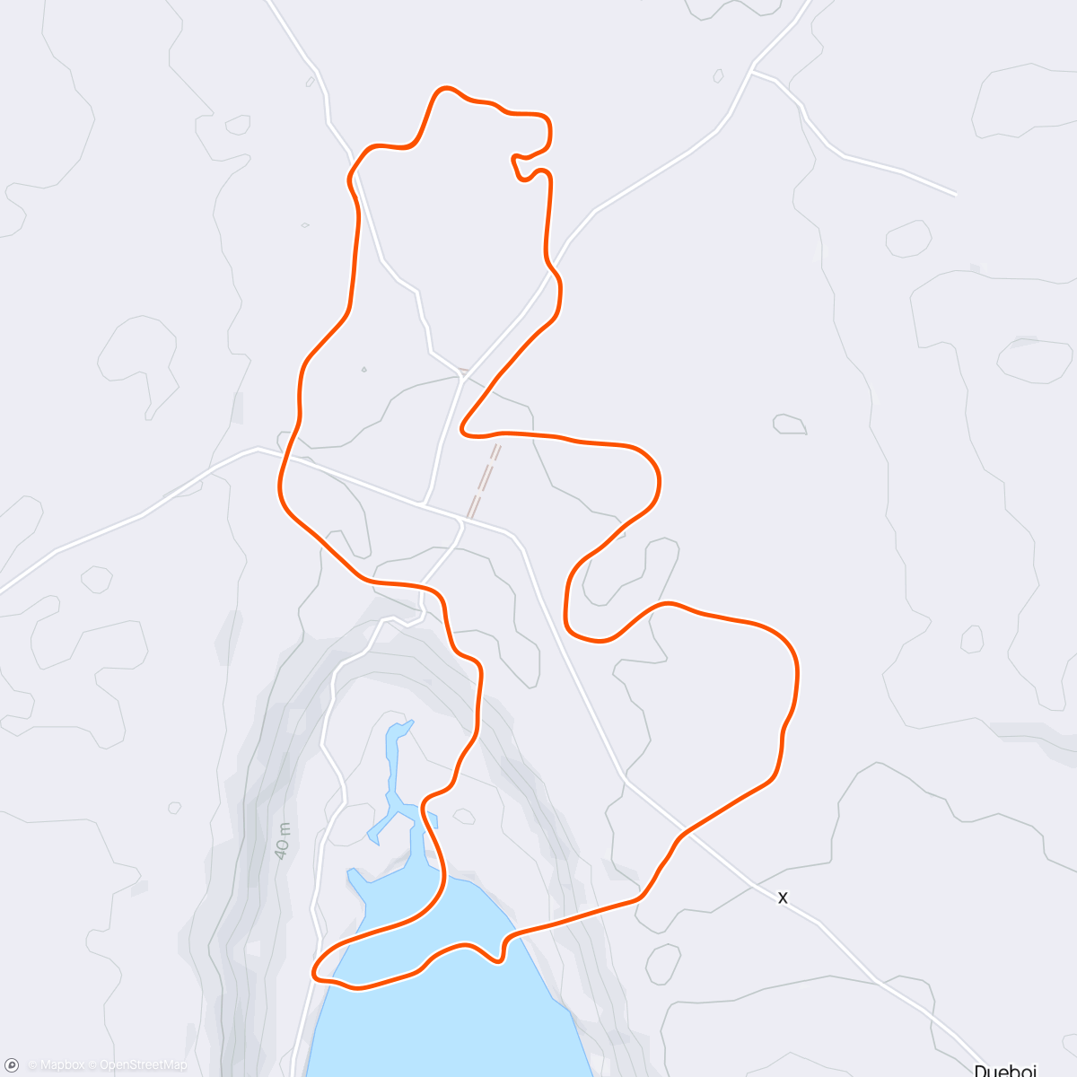 Map of the activity, Zwift - Let's Get Moving in Makuri Islands
