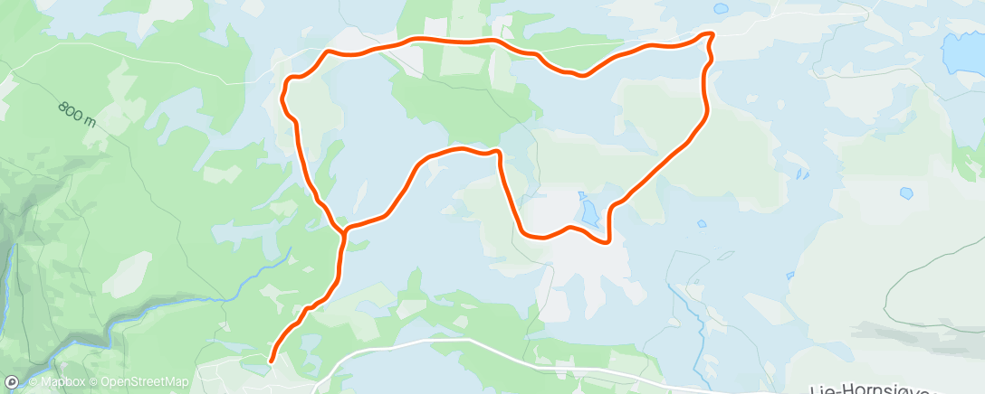 Map of the activity, Fortsatt kongeforhold på Øyerfjellet😍