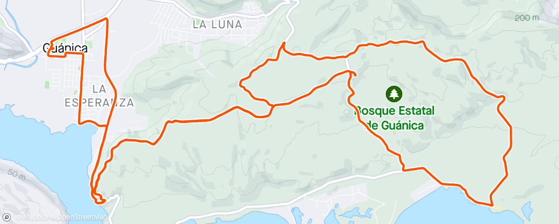 Map of the activity, MTB: Bosque Seco a los 55 😎👍