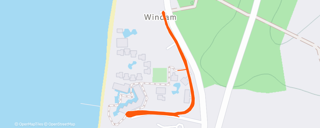 Map of the activity, finally made it outside