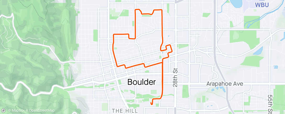 「Bolder Boulder 10k - Happy Memorial Day 🇺🇲」活動的地圖