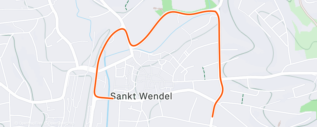 Карта физической активности (ROUVY - Sankt Wendel Prologue Deutschland Tour | Germany)