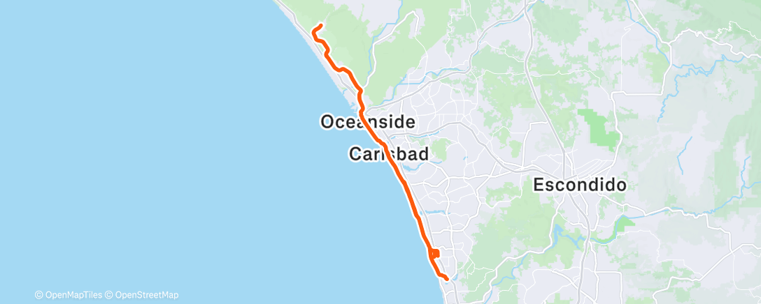 Map of the activity, Morning Ride