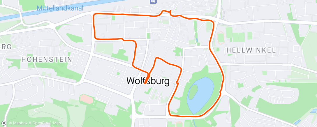 Carte de l'activité OMICRON Power Run: Wolfsburg’s Highlights in a nutshell