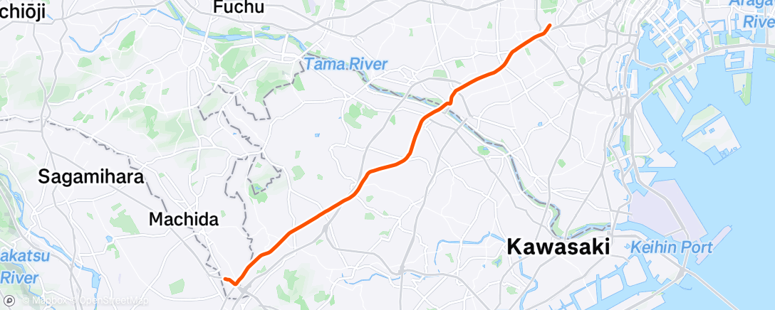 Map of the activity, M