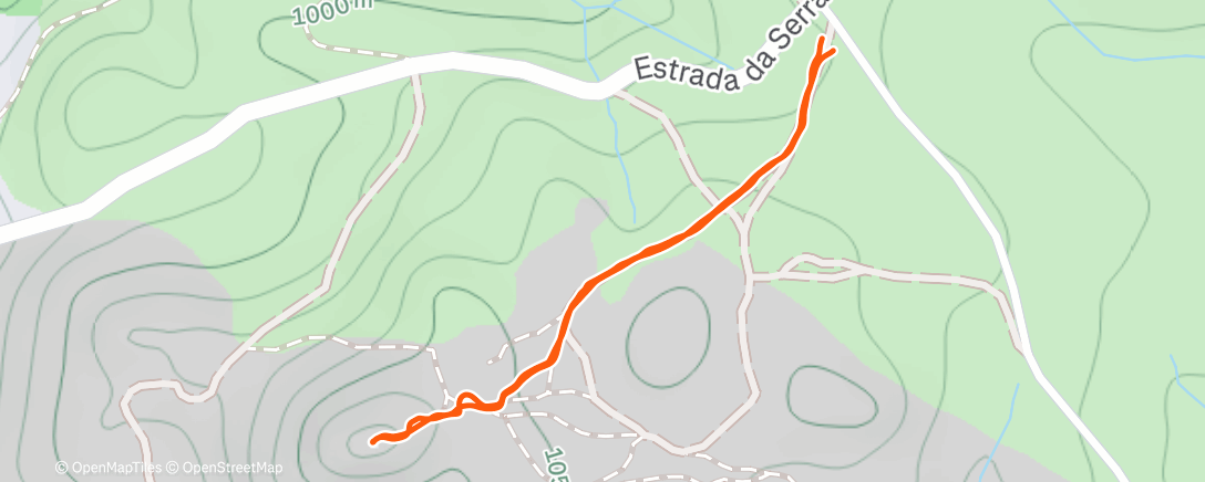 Map of the activity, Afternoon Walk