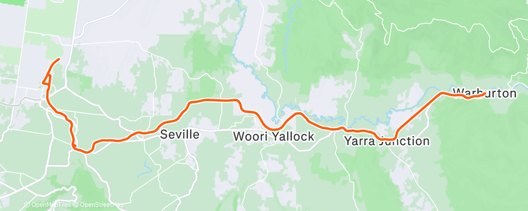 Map of the activity, Morning Gravel Ride