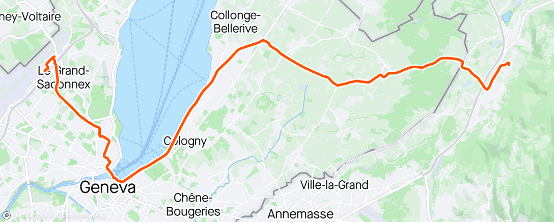「Vélotaf」活動的地圖