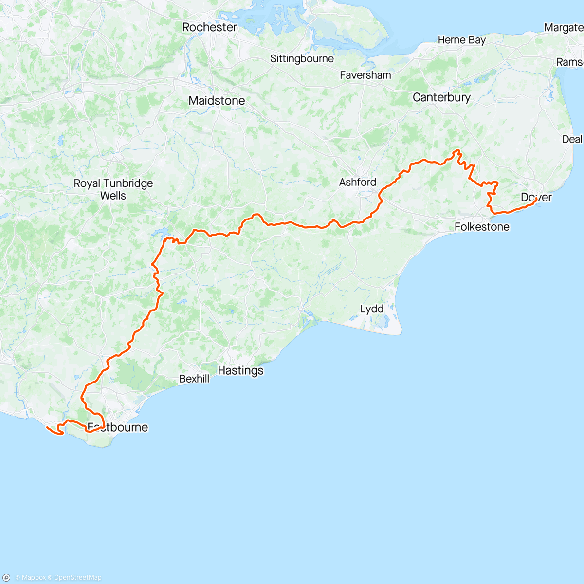 Map of the activity, Bikepacking deluxe
