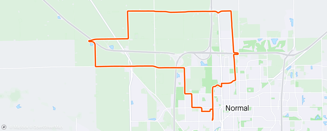 Map of the activity, Trainer Road - Stickney