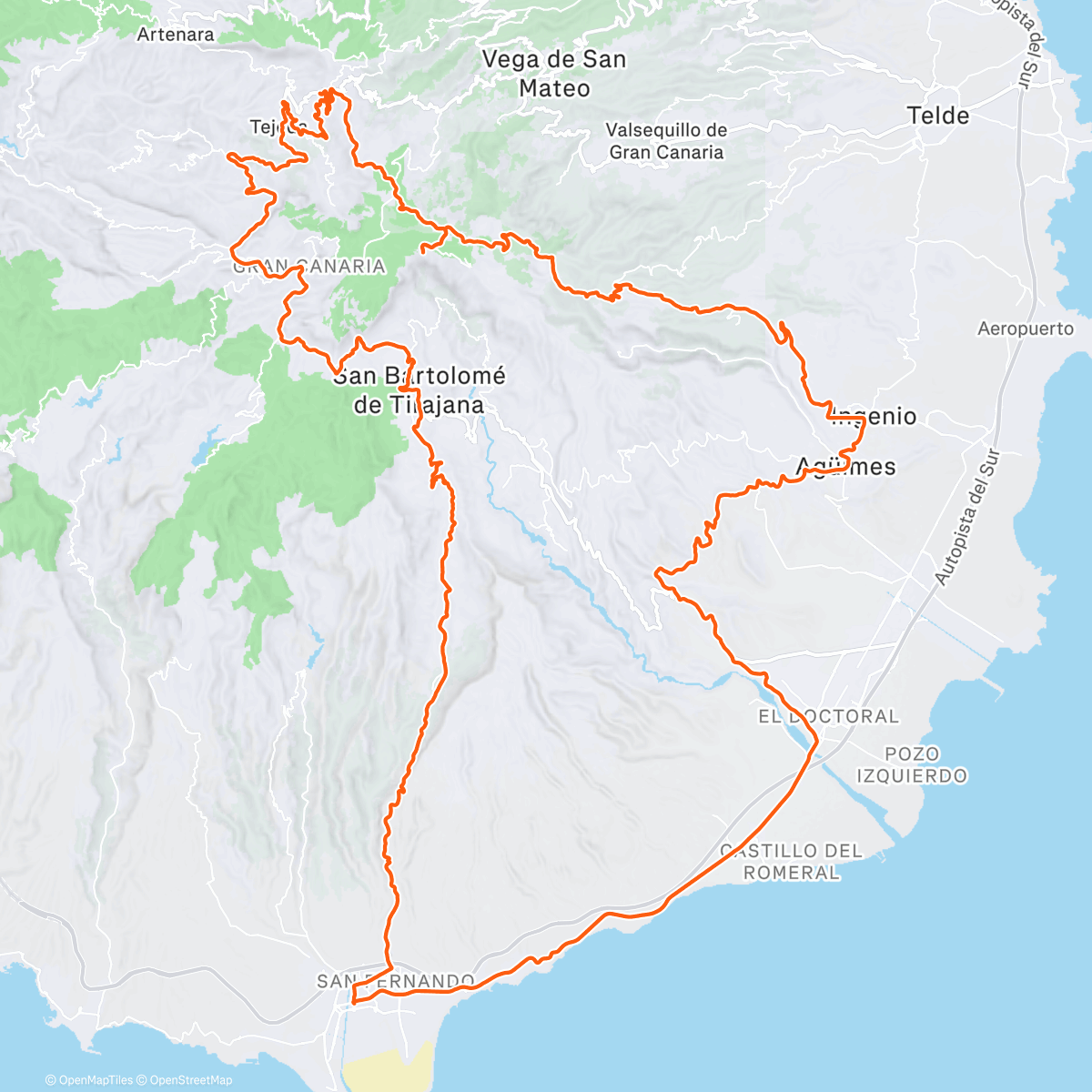 アクティビティ「Pico Day 🚀🚴🏽‍♂️」の地図