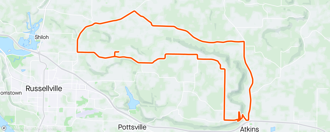 Map of the activity, Worst ride of my life