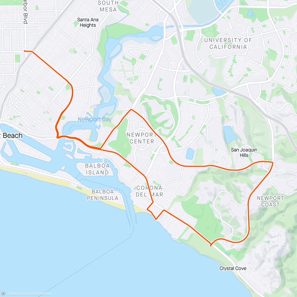 Mapa da atividade, Specialized Donut Ride