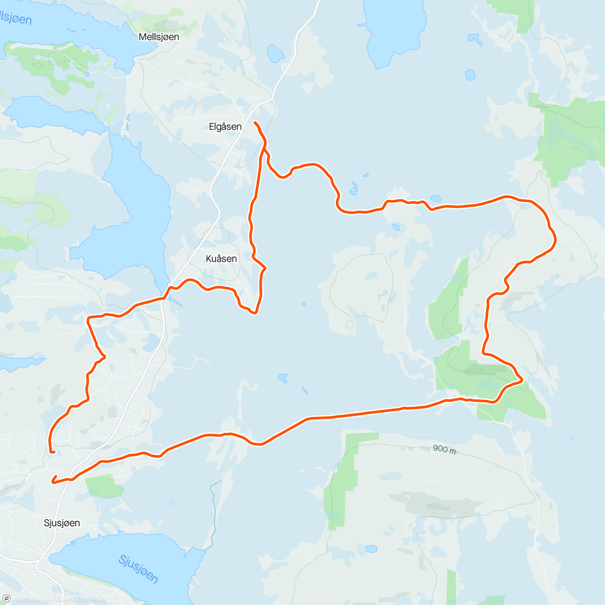 Map of the activity, Dei gamle fjell i syningom