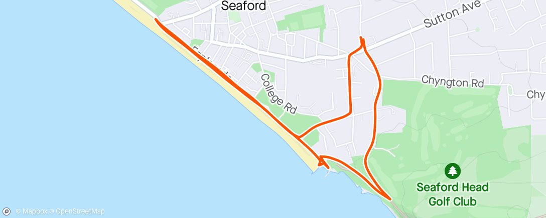 Kaart van de activiteit “Seafront”