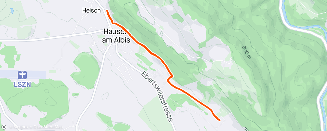 Map of the activity, My reward (with drills and strides, because 🐿️)