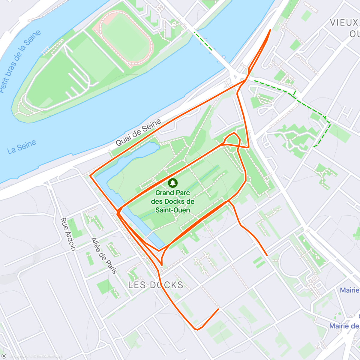 Map of the activity, Run&bike ✌🏼