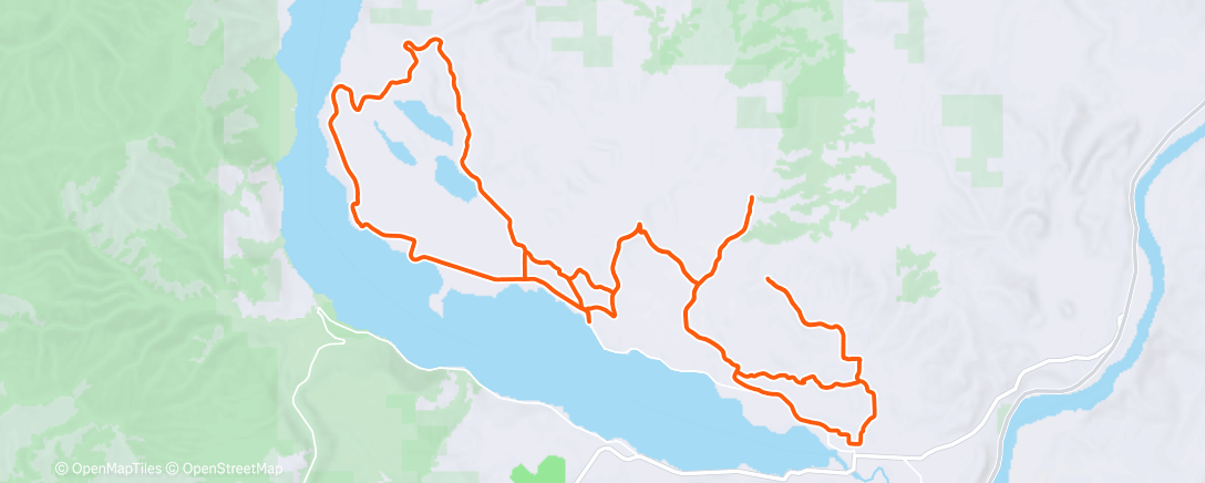 Map of the activity, Morning Ride
