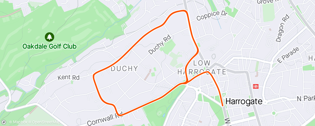 Map of the activity, Zwift - Race: Bullseye Points Race by Herd Racing League (A) on Duchy Estate in Yorkshire