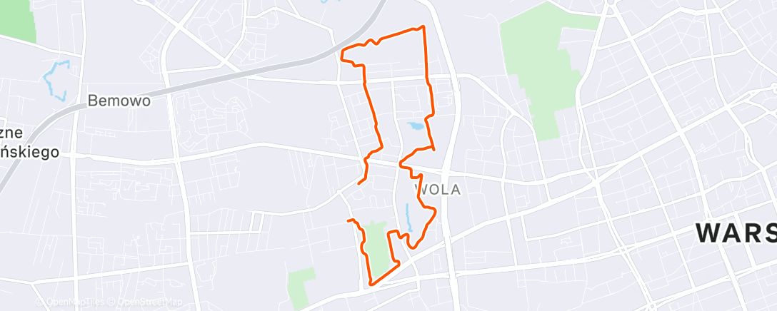 Map of the activity, Running is stupid