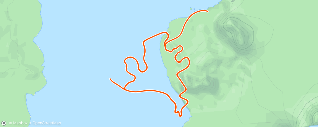 Map of the activity, Zwift - Group Ride: BMTR Faster Masters A/B Team Pursuit (B) on Seaside Sprint in Watopia