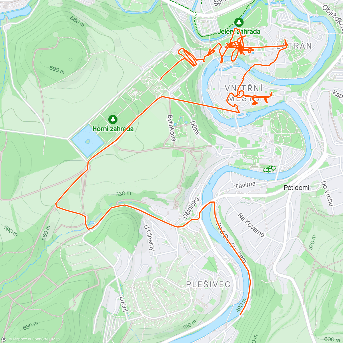 Mapa da atividade, Cehia: La pas prin Cesky Krumlov 1