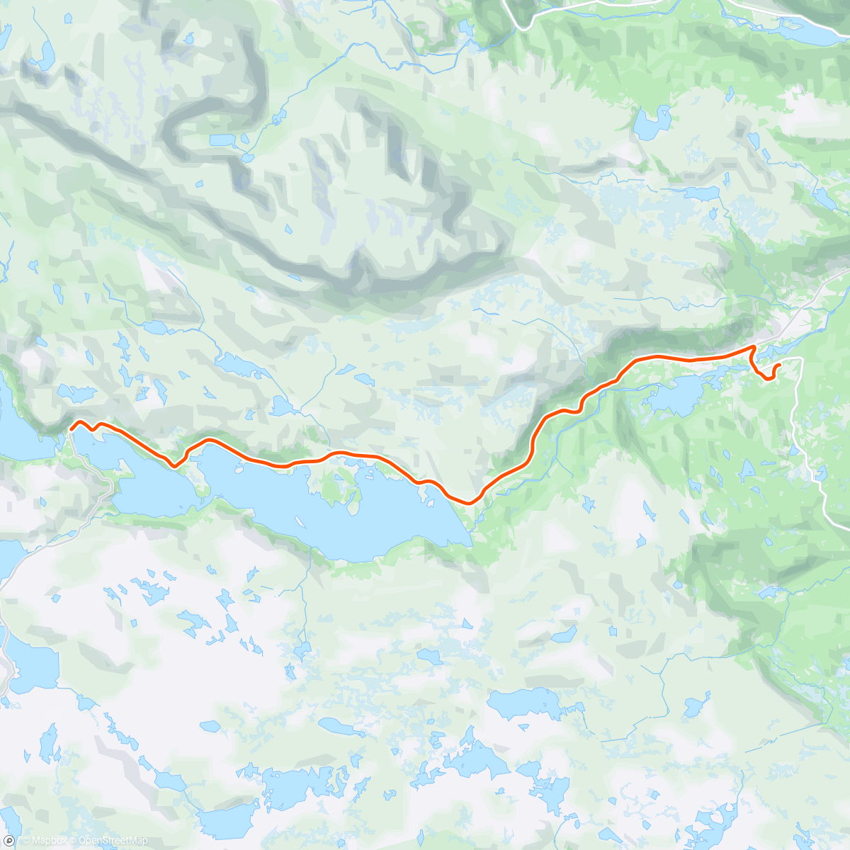 Mapa da atividade, Haugastøl med CC