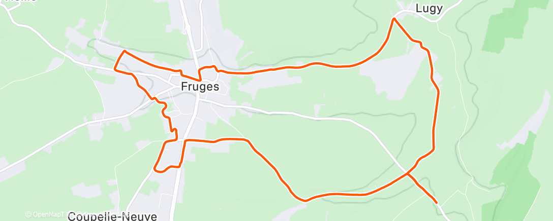 Map of the activity, Bonne petite sortie tranquille. 👌👍😉💪🏃‍♂️