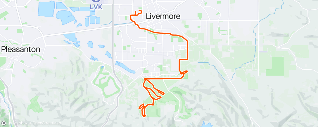 Карта физической активности (Afternoon Gravel Bike Ride)