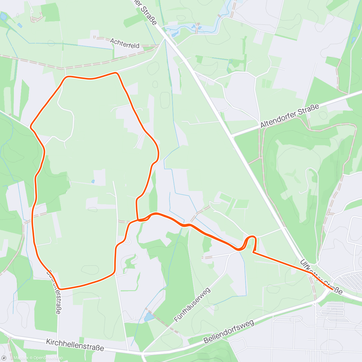 Mapa da atividade, Spaziergang mit Nino 🐴