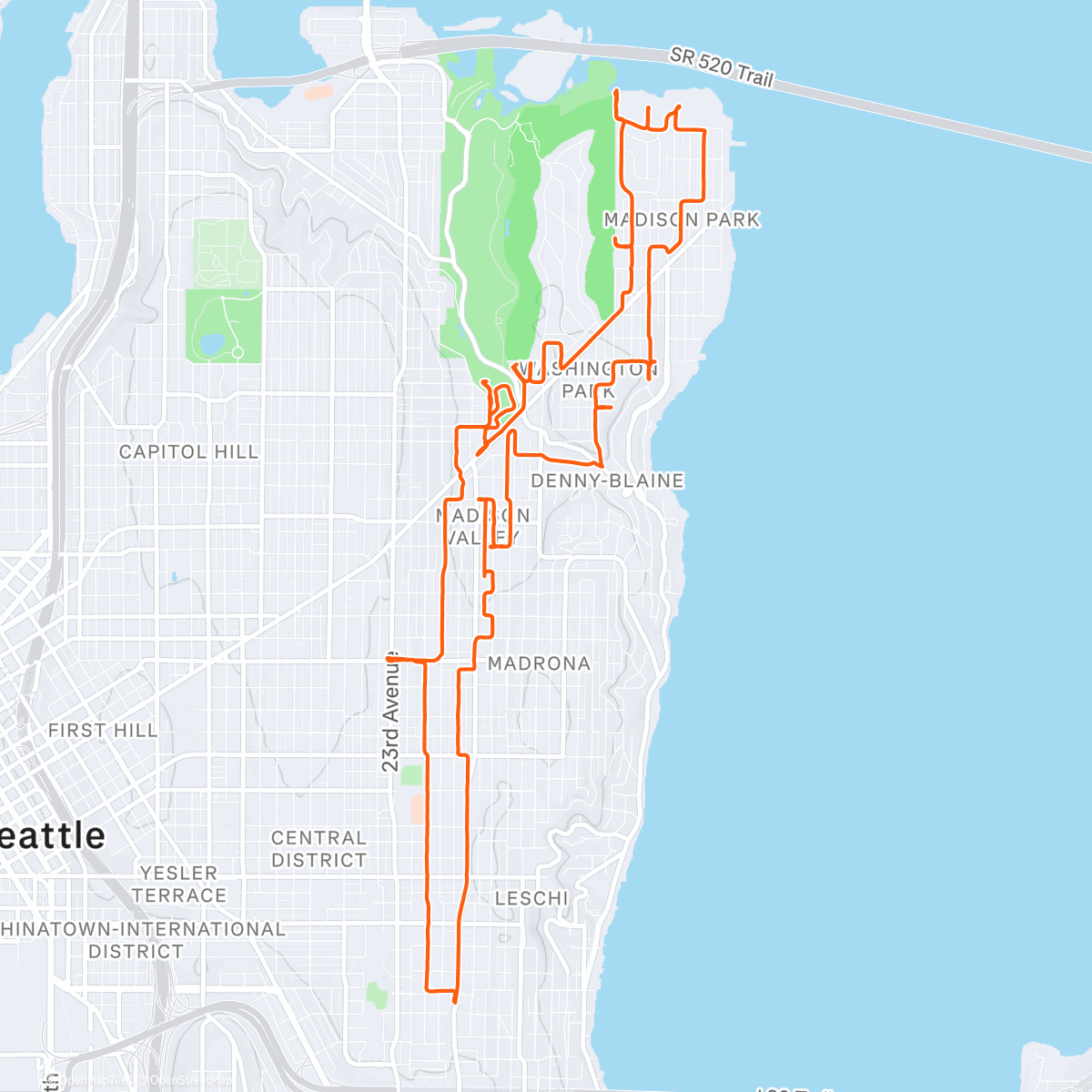 Map of the activity, skillet and vine, post office, wandrering