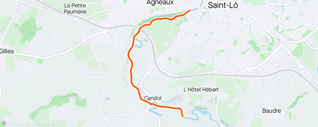 Map of the activity, Chemin de Halage 🌳