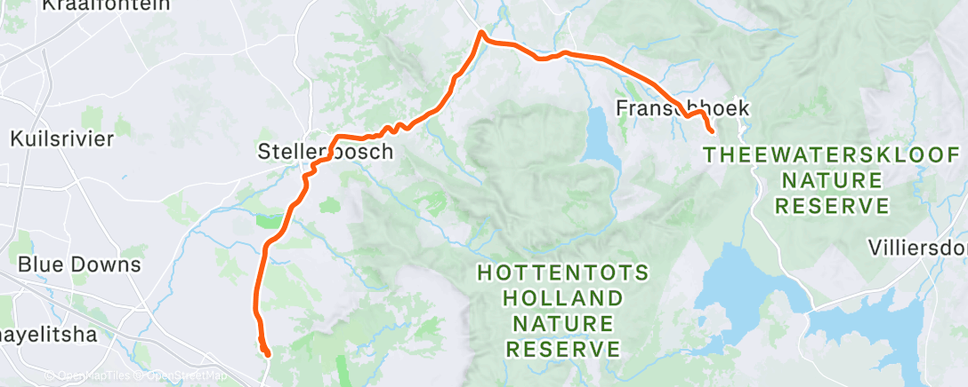 Carte de l'activité Morning Ride