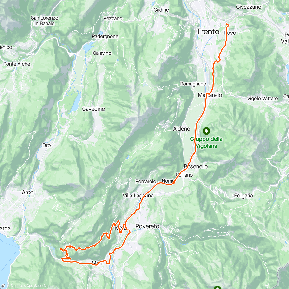 Map of the activity, Giretto a muri e chiacchere 🧭⏳