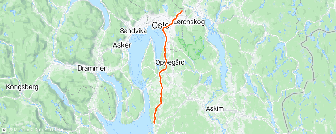 Map of the activity, Fra Bevøya