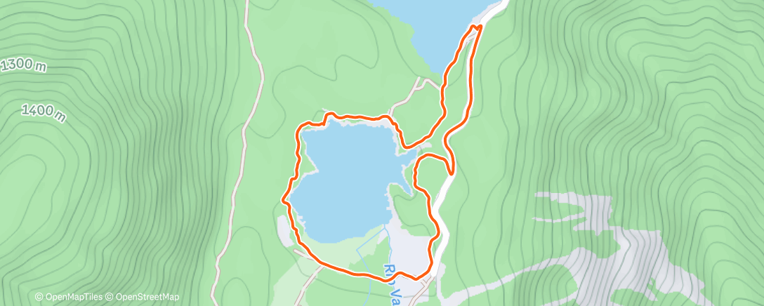 Map of the activity, Laghi di Fusine ❤️