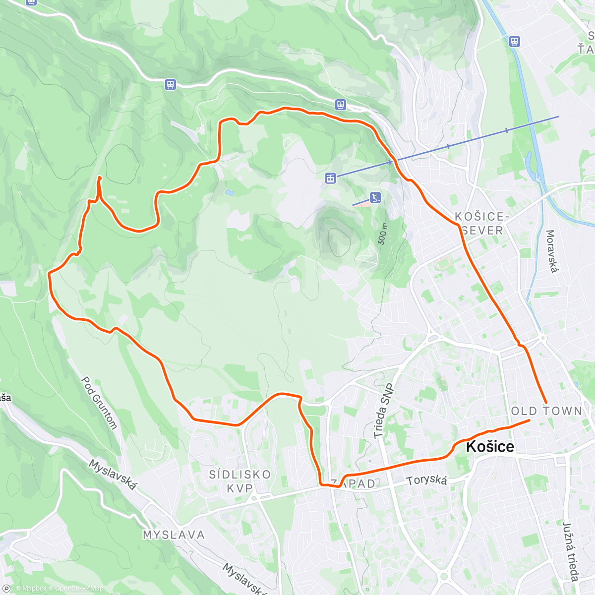 Map of the activity, Davidoff pred pracou