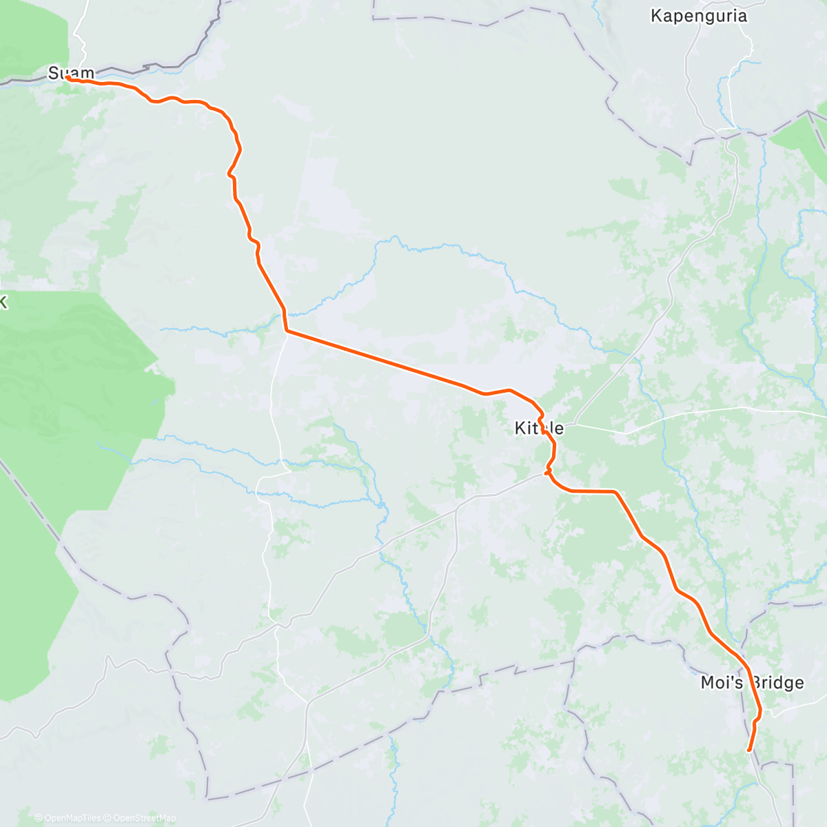 Map of the activity, Terug in Kenia 🇰🇪