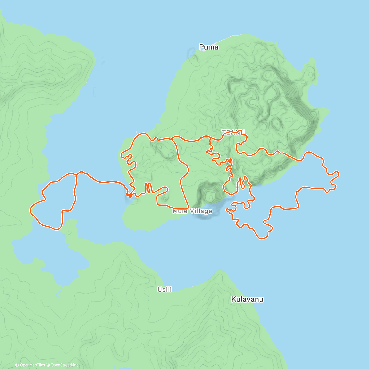Map of the activity, Zwift - Watts of the Wild in Watopia