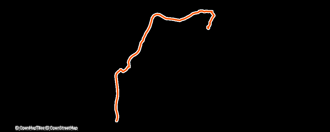 Map of the activity, 朝のライド