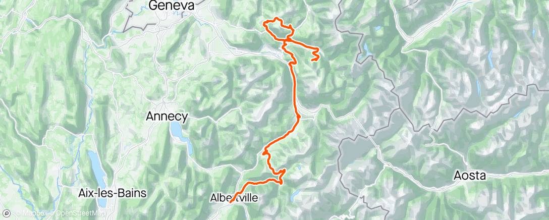 Map of the activity, Critérium du Dauphiné - Stage 7
