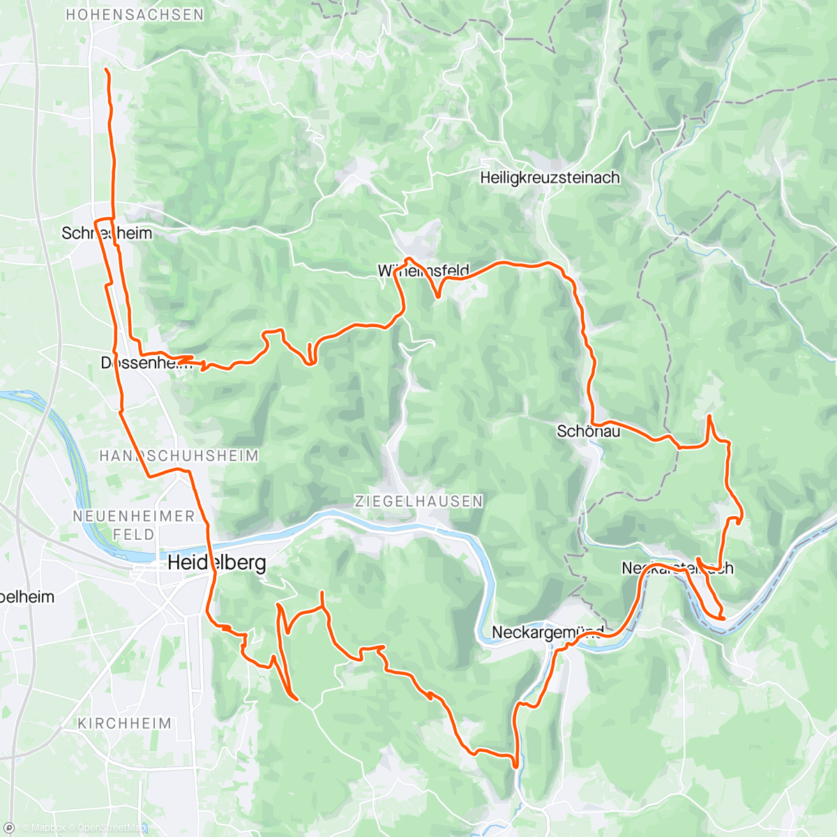 Mappa dell'attività Über Stein, Grein und Stuhl nach That’s Gelato
