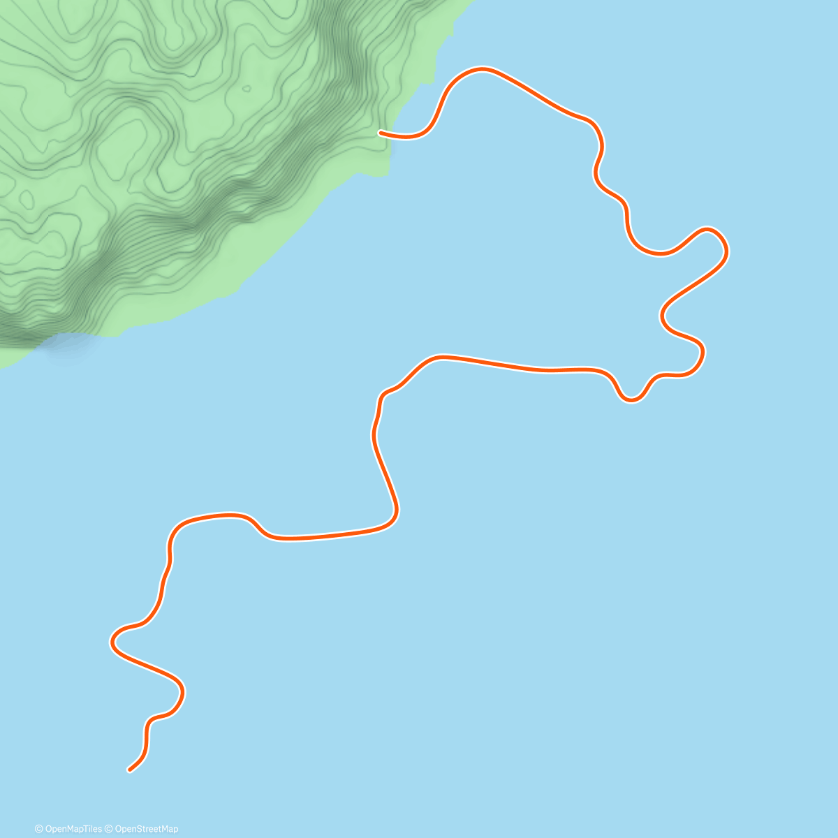 Map of the activity, Zwift - Tick Tock in Watopia