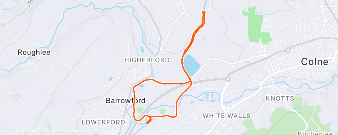 Карта физической активности (Afternoon Walk)