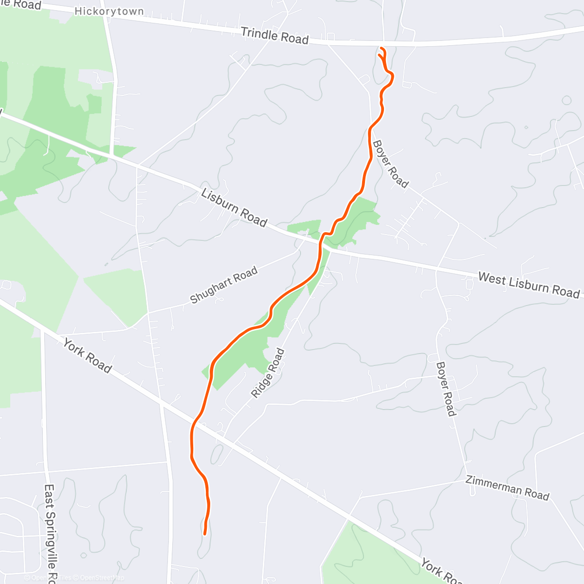 Map of the activity, Sunset AT Farms
