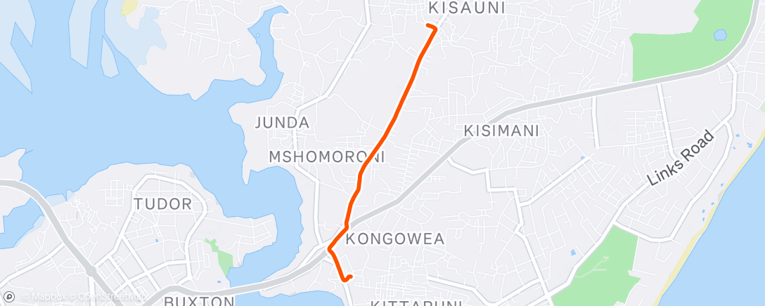 Map of the activity, Morning Ride