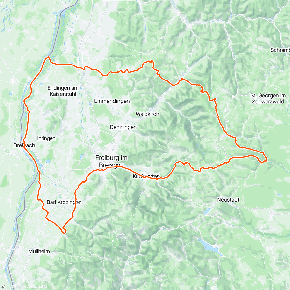Map of the activity, ARA Breisgau - 200 er Gravel Brevet