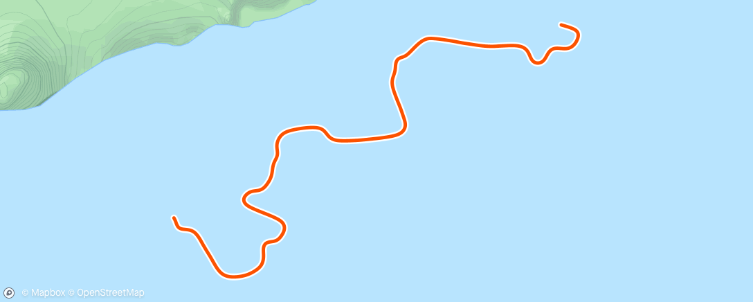 Mappa dell'attività Zwift