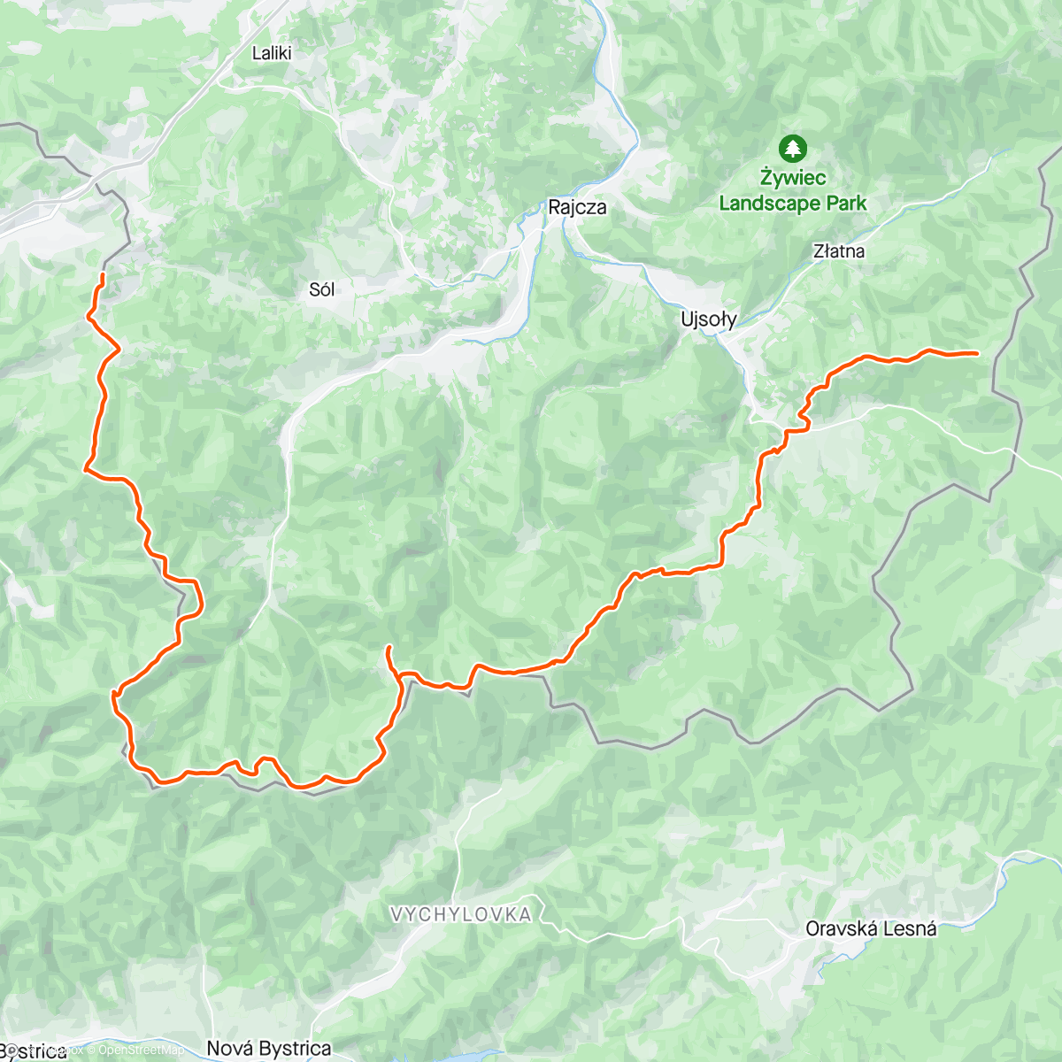 Karte der Aktivität „Zrobić maraton … w górach”