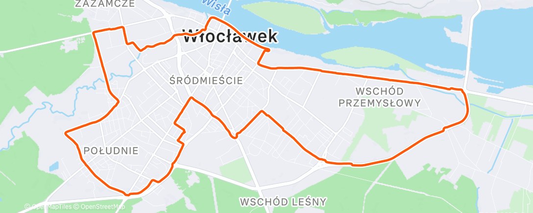 Map of the activity, Evening Gravel Ride